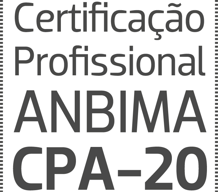 Imagem da badge referente à certificação CPA-20 da ANBIMA